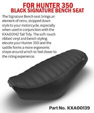 "BLACK SIGNATURE BENCH SEAT" FIT FOR ROYAL ENFIELD HUNTER 350