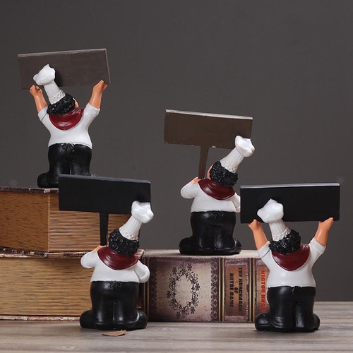 Chef statue - chef, holder