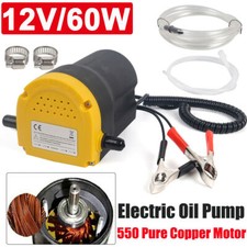 12V 60w Electric Car Diesel Engine Oil Pump Fuel Transfer Extractor Suction Pump