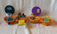 Octonauts Shellington & Barnacles On The Go Pod with Accessories - Not Complete