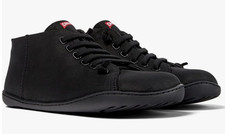 Camper Peu Shoes - Size EU 45 / UK 11 - Black Textile With Elastic Laces