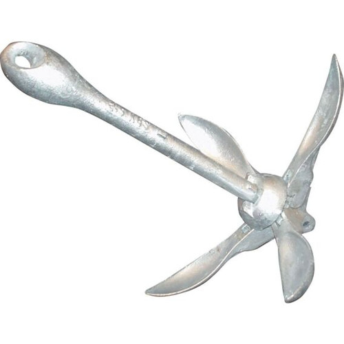 Folding grapnel anchor - grapnel,