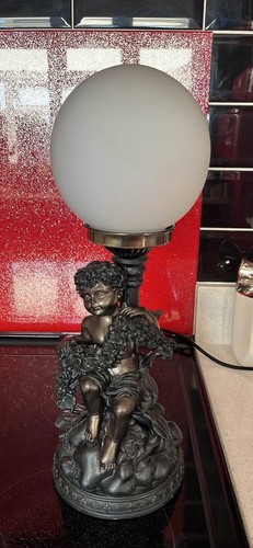 Vintage bronze effect cherub - effect,