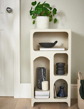 NEW Speckled Cream Living Room Furniture Set Sideboard Book Cabinet Lamp Table