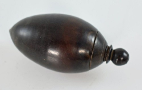 Antique horn snuff bottle box - horn,
