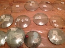 Clock glass round convex