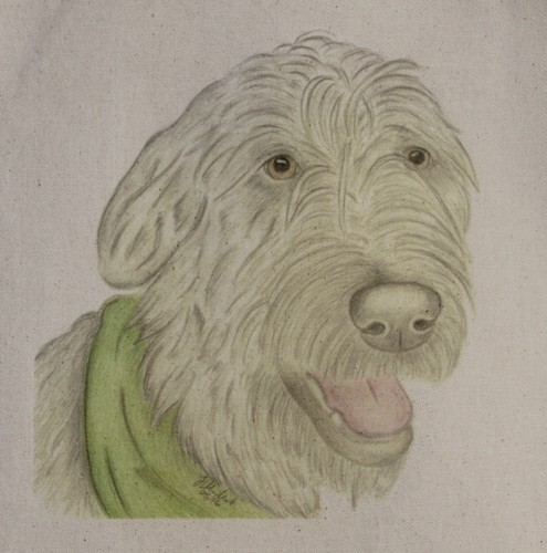 Irish wolfhound artwork - irish, on