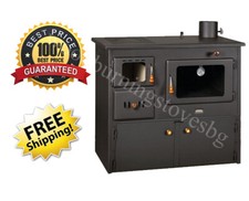 Cooking Wood Burning Stove Back Boiler Prity W12 Doors 16kw. EcoDesign 2022
