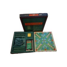 SCRABBLE Deluxe Turntable Board Edition with Electronic Timer 1988 Spears Games
