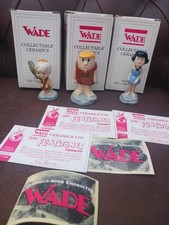 Wade Flintstones figures Collection Certificates Boxes Barney Rubble, Bam Bam
