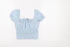 Womens UK Size XS Bershka Blue