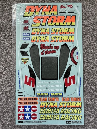 Tamiya dyna storm 2wd decal - dyna,