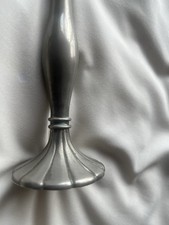 Small Solid Pewter Bud Vase