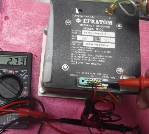 Efratom m100 rubidium standard - efratom,