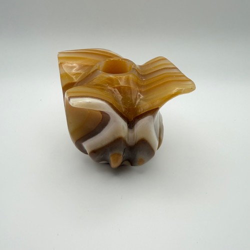 Vintage onyx marble candle - vintage,