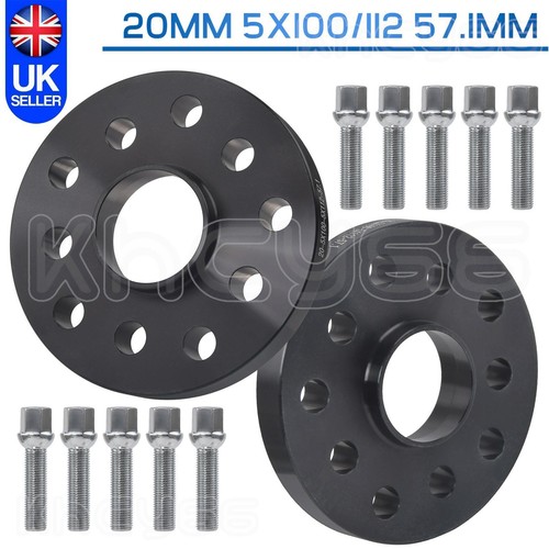 20mm hubcentric black - 2x,