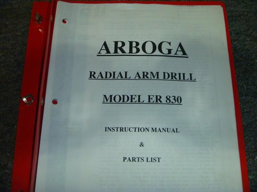 Arboga 830 radial arm drill - er,