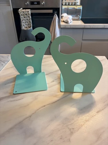 Pair elephant metal - pair, of