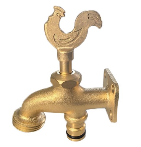 Decorative brass garden - brass, tap