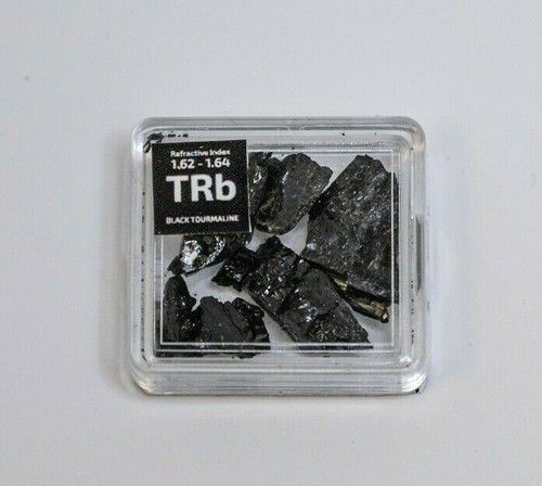 Black tourmaline mineral - in, a