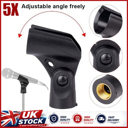 Microphone mic clip - 5x,