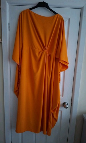 Orange kaftan maxi - h&m,