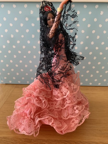 Vintage flamenco dancer doll