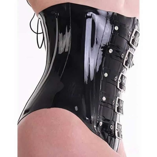 Latex corset clincher buckle - corset,