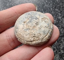 Medieval / Viking Lead Gaming Piece / Weight 33mm, 64g Antique Detector Find (8)