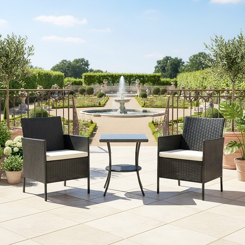 Rattan garden furniture - garden, cube