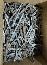 500+ Pieces Vintage New Old Stock Cut Nails Flat MCM Art Project 3 Sizes