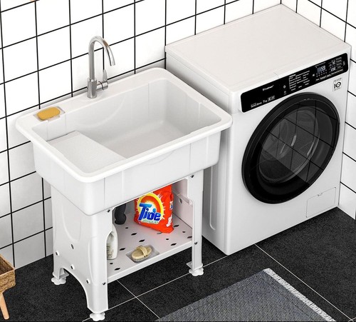 Utility sink laundry tub with - laundry,