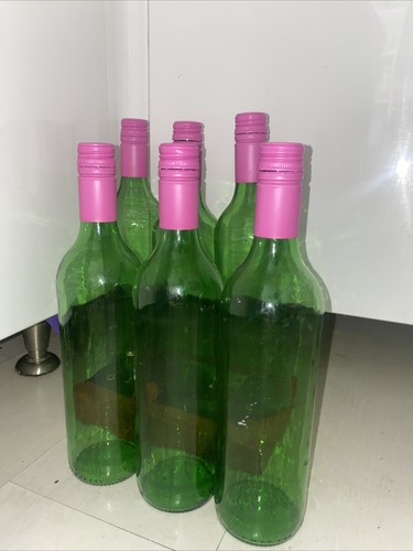 Empty wine glass bottles - empty,