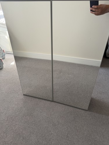 Enhet grey mirror - wall, mounted