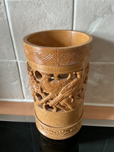 Vintage chinese hand carved - chinese,
