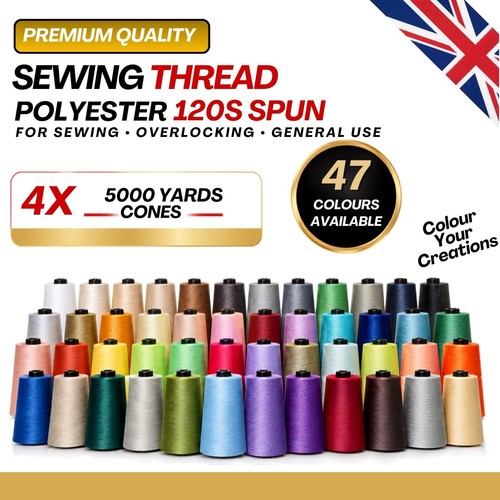 5000 yards cones sewing - x,