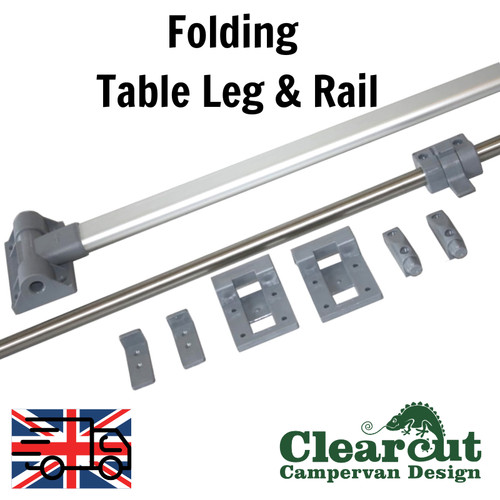 Campervan table rail - table, set