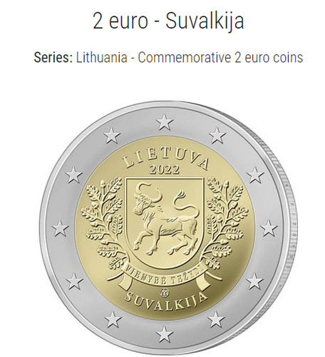 Lithuania coin euro 2022 - euro,