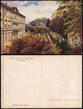 Postcard Salzburg artist card