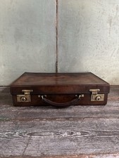 Antique Leather Attaché Case