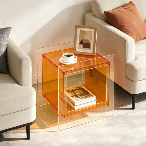 Minimalist clear acrylic - acrylic, side