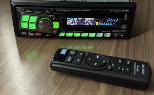 Alpine car audio stereo - car, in