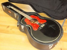 ** Epiphone J-180 Ebony with K&K Pickup * Vintage / Relic 80s **