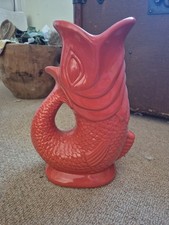 Orange Very Large Gluggle Jug