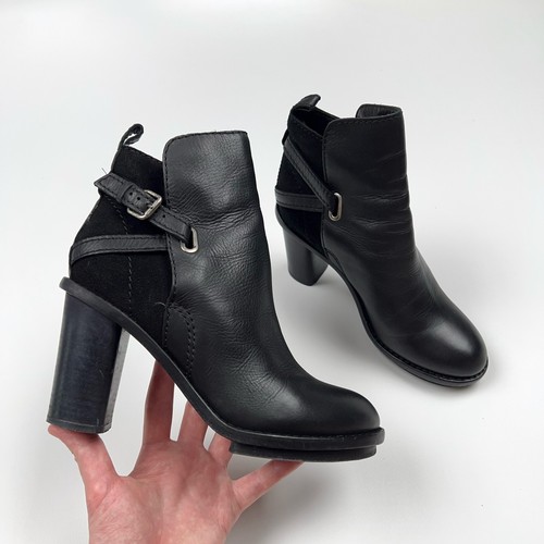Acne studios black leather - studios,
