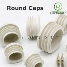 White Round Plastic Blanking