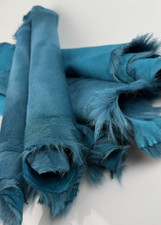 Genuine Blue Goat Hair on Hide | Lightweight Whole Hide