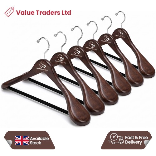 Wooden clothes hangers heavy - wooden,