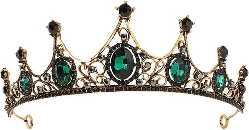 Green baroque crown gothic - baroque,