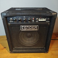 Used 2010s FENDER Rumble 15 Practice Bass Amplifier Amp Combo W/ CD In 